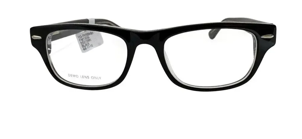 NO BRAND YG FM13030A BLACK AUTHENTIC EYEGLASSES FRAMES 48-17-135